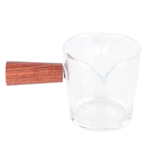 Darrahopens Home & Garden > Kitchenware > Drinkware Double Mouth Glass Mug with Wooden Handle Heat‑Resistant Cup Kitchen Gadgets for Home In Australia - Darrahopens