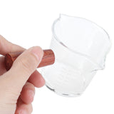 Darrahopens Home & Garden > Kitchenware > Drinkware Double Mouth Glass Mug with Wooden Handle Heat‑Resistant Cup Kitchen Gadgets for Home In Australia - Darrahopens
