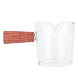 Darrahopens Home & Garden > Kitchenware > Drinkware Double Mouth Glass Mug with Wooden Handle Heat‑Resistant Cup Kitchen Gadgets for Home In Australia - Darrahopens