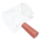 Darrahopens Home & Garden > Kitchenware > Drinkware Double Mouth Glass Mug with Wooden Handle Heat‑Resistant Cup Kitchen Gadgets for Home In Australia - Darrahopens