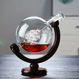 Darrahopens Home & Garden > Kitchenware > Drinkware Globe Whiskey Decanter Set Lead-Free Glass Carafe