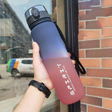 Darrahopens Home & Garden > Kitchenware > Drinkware Gradient Water Bottle Sports Water Bottle Men Water Bottle Women Water Bottle - Black - Size 1000ML In Australia - Darrahopens