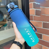 Darrahopens Home & Garden > Kitchenware > Drinkware Gradient Water Bottle Sports Water Bottle Men Water Bottle Women Water Bottle - Black - Size 1000ML In Australia - Darrahopens