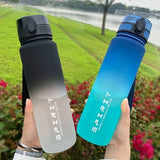 Darrahopens Home & Garden > Kitchenware > Drinkware Gradient Water Bottle Sports Water Bottle Men Water Bottle Women Water Bottle - Black - Size 1000ML In Australia - Darrahopens