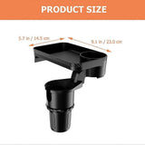 Darrahopens Home & Garden > Kitchenware > Drinkware Hydroflask Cup Holder with Tray - Car Drink Holder and Food Tray Attachment