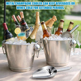 Darrahopens Home & Garden > Kitchenware > Drinkware metal champagne cooler, beverage cooler, wine cooler, party cooler, cold keeping cooler, 2 piece cooler set, drink cooler, entertaining accessory, Australia, summer party essentials