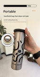 Darrahopens Home & Garden > Kitchenware > Drinkware Mini Insulated Coffee Cup - 316 Stainless Steel, Portable & Stylish - Pink love (300ml)