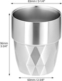 Darrahopens Home & Garden > Kitchenware > Drinkware Mugs - 2-piece set - Stainless steel mugs - Double-walled water mugs made of 304 stainless steel - Beer mugs - Coffee mugs