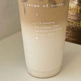 Plastic Coffee Cup Large Capacity Cute Water Cup With Straw Lid for Summer Cold Drinking Recipe of Summer 700ml In Australia - Darrahopens
