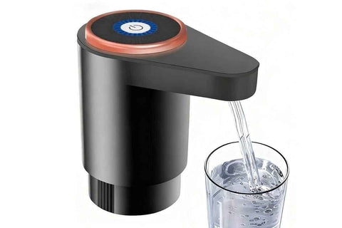 Darrahopens Home & Garden > Kitchenware > Drinkware Portable Electric Water Bottle Pump Automatic Dispenser For Home Kitchen Camping - Black