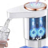 Darrahopens Home & Garden > Kitchenware > Drinkware Portable Electric Water Bottle Pump Automatic Dispenser For Home Kitchen Camping - White