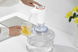 Darrahopens Home & Garden > Kitchenware > Drinkware Portable Electric Water Bottle Pump Automatic Dispenser For Home Kitchen Camping - White