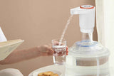 Darrahopens Home & Garden > Kitchenware > Drinkware Portable Electric Water Bottle Pump Automatic Dispenser For Home Kitchen Camping - White
