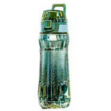 Darrahopens Home & Garden > Kitchenware > Drinkware Portable Sport Water Bottle with Handle – Large Capacity Fitness Water Bottle for Gym, Hiking, Cycling, Outdoor Use – BPA-Free & Leak-Proof (Green,1000ml)