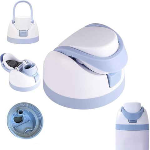 Darrahopens Home & Garden > Kitchenware > Drinkware Replacement Lids - One-Push, Non-Leaking Water Bottle Lids