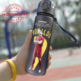 Darrahopens Home & Garden > Kitchenware > Drinkware Ronaldo Sport Water Bottle with Blender Ball - BPA-Free Protein Shaker Cup B 560ml