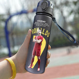Darrahopens Home & Garden > Kitchenware > Drinkware Ronaldo Sport Water Bottle with Blender Ball - BPA-Free Protein Shaker Cup B 560ml
