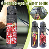 Darrahopens Home & Garden > Kitchenware > Drinkware Ronaldo Sport Water Bottle with Blender Ball - BPA-Free Protein Shaker Cup B 560ml