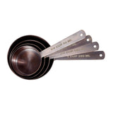 Darrahopens Home & Garden > Kitchenware > Drinkware Vintage Elegance: Antique Copper Stainless Steel Measuring Cup Set