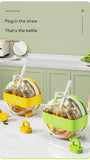 Darrahopens Home & Garden > Kitchenware > Drinkware Yellow Portable Press-Release Ice Cube Maker Bottle - Makes 12 Cubes, Doubles as Bottle
