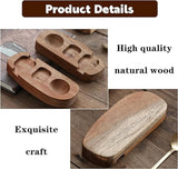 Darrahopens Home & Garden > Kitchenware > Food Storage 1 set - Wooden egg holder - with spoon - Stylish tray - Sturdy design - Suitable for breakfast, brunch, picnic and everyday use