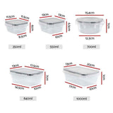 Darrahopens Home & Garden > Kitchenware > Food Storage 16-Piece Cereal Dispenser and Food Storage Container Set