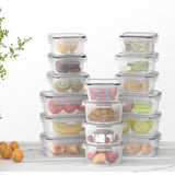 Darrahopens Home & Garden > Kitchenware > Food Storage 16-Piece Cereal Dispenser and Food Storage Container Set