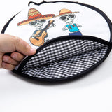 Darrahopens Home & Garden > Kitchenware > Food Storage 2-Pack 12-Inch Tortilla Warmer Pouch for Soft Tacos, Pancakes & Potatoes (30x30cm, Style 1)