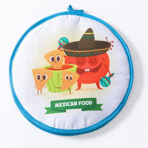 Darrahopens Home & Garden > Kitchenware > Food Storage 2-Pack 12-Inch Tortilla Warmer Pouch for Soft Tacos, Pancakes & Potatoes (30x30cm, Style 5)