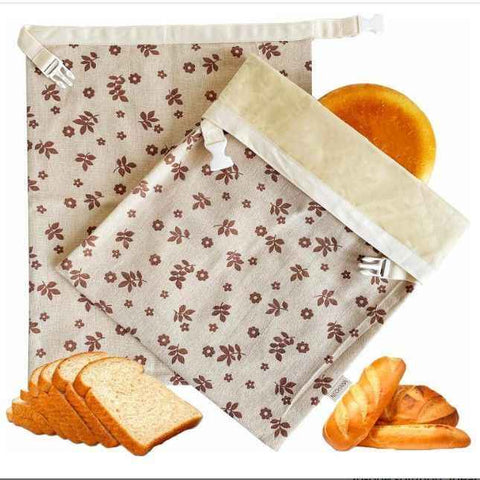 Darrahopens Home & Garden > Kitchenware > Food Storage 2 Pack Beeswax Bread Bags