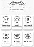 Darrahopens Home & Garden > Kitchenware > Food Storage 2 Pack Food-Grade Silicone Food Storage Bags, Clear, 1500ml In Australia - Darrahopens