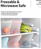 Darrahopens Home & Garden > Kitchenware > Food Storage 2 Pack Food-Grade Silicone Food Storage Bags, Clear, 1500ml In Australia - Darrahopens