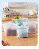 Darrahopens Home & Garden > Kitchenware > Food Storage 2 Pack Food-Grade Silicone Food Storage Bags, Clear, 1500ml In Australia - Darrahopens