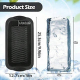 Darrahopens Home & Garden > Kitchenware > Food Storage 2PCS Reusable Silicone Ice Blocks Large Cube Tray for Drinks and Cocktails