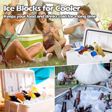 Darrahopens Home & Garden > Kitchenware > Food Storage 2PCS Reusable Silicone Ice Blocks Large Cube Tray for Drinks and Cocktails