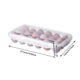 Darrahopens Home & Garden > Kitchenware > Food Storage 2x Eggs Keeper Trays 18 Slots Storage Box Containers Kitchen Refrigerator Holder
