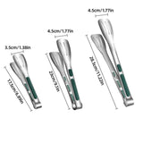 Darrahopens Home & Garden > Kitchenware > Food Storage 3pcs Stainless Steel Food Holders Kitchen Grill Steak Food Holder Cooking Tools
