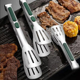Darrahopens Home & Garden > Kitchenware > Food Storage 3pcs Stainless Steel Food Holders Kitchen Grill Steak Food Holder Cooking Tools