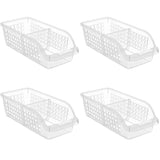 Darrahopens Home & Garden > Kitchenware > Food Storage 4pcs Refrigerator Storage Box Transparent Plastic Household Organizer Kitchen