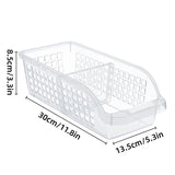 Darrahopens Home & Garden > Kitchenware > Food Storage 4pcs Refrigerator Storage Box Transparent Plastic Household Organizer Kitchen