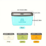 Darrahopens Home & Garden > Kitchenware > Food Storage 4pcs Sealed Crisper Food Storage Container Set Bento Box Refrigerator Organizer
