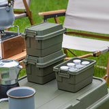 Darrahopens Home & Garden > Kitchenware > Food Storage 7pcs Portable Spice Bottle Set Travel BBQ Camping Storage Container Organizer
