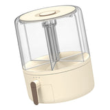 Darrahopens Home & Garden > Kitchenware > Food Storage 9.6L 6 Grid Rice Grain Dispenser One Click Operation Rotating Cereal Storage Container Dry Food Dispenser Bucket In Australia - Darrahopens