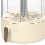 Darrahopens Home & Garden > Kitchenware > Food Storage 9.6L 6 Grid Rice Grain Dispenser One Click Operation Rotating Cereal Storage Container Dry Food Dispenser Bucket In Australia - Darrahopens