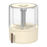 Darrahopens Home & Garden > Kitchenware > Food Storage 9.6L 6 Grid Rice Grain Dispenser One Click Operation Rotating Cereal Storage Container Dry Food Dispenser Bucket In Australia - Darrahopens