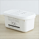 Darrahopens Home & Garden > Kitchenware > Food Storage Airtight 700ml Food Storage Container, 1-Pack – BPA-Free, Freezer & Microwave Safe with Soft-Seal Lid, Stackable for Fridge Organization, Ideal for Meal Prep, Leftovers, and Dry Goods (White)
