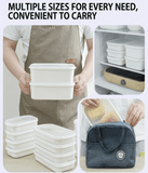 Darrahopens Home & Garden > Kitchenware > Food Storage Airtight 800ml Food Storage Container, 1-Pack – BPA-Free, Freezer & Microwave Safe with Soft-Seal Lid, Stackable for Fridge Organization, Great for Meal Prep, Soups, and Bulk Storage (White)