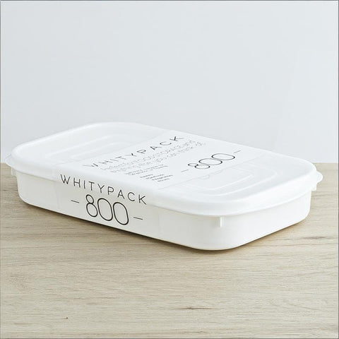 Darrahopens Home & Garden > Kitchenware > Food Storage Airtight 800ml Food Storage Container, 1-Pack – BPA-Free, Freezer & Microwave Safe with Soft-Seal Lid, Stackable for Fridge Organization, Great for Meal Prep, Soups, and Bulk Storage (White)