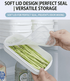 Darrahopens Home & Garden > Kitchenware > Food Storage Airtight 800ml Food Storage Container, 1-Pack – BPA-Free, Freezer & Microwave Safe with Soft-Seal Lid, Stackable for Fridge Organization, Great for Meal Prep, Soups, and Bulk Storage (White)