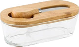 Darrahopens Home & Garden > Kitchenware > Food Storage Airtight Containers - Airtight Containers with Butter - Airtight Containers with Cheese - With Butter Knife - Unbreakable Glass Food Containers - With Silicone Sealing Ring - Kitchen Butter Container (Type A)